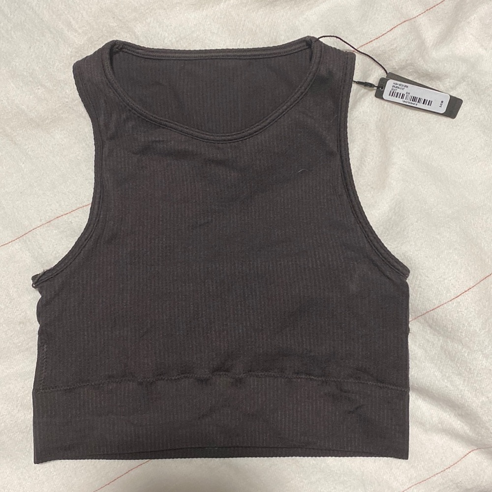 SKIMS Rib High Neck Bralette